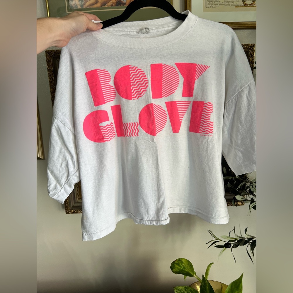 Body Glove White Shirt with Subtle Pink Details
